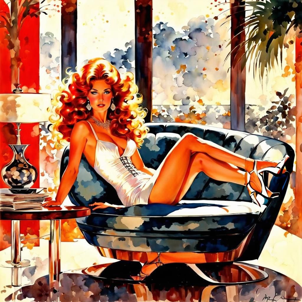 Elegant Legs and High Heels in Simple Style