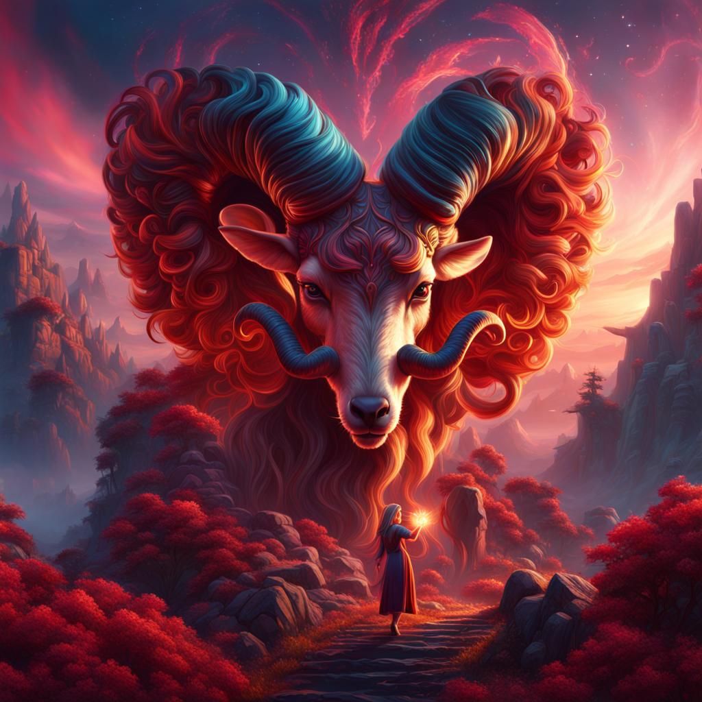 Mystical Aries in Love with Pisces