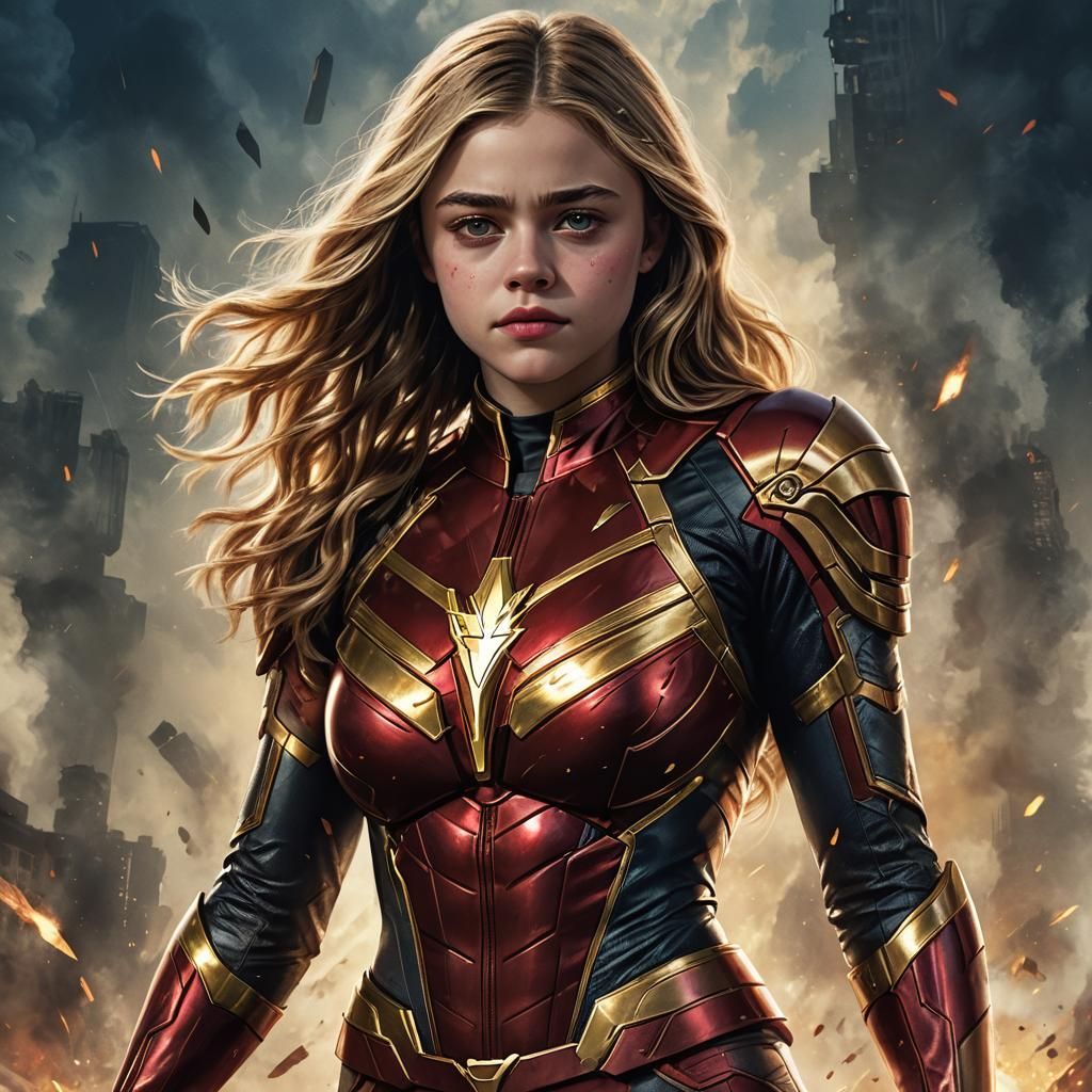 Jesse Quick Portrait in DC Comics Style