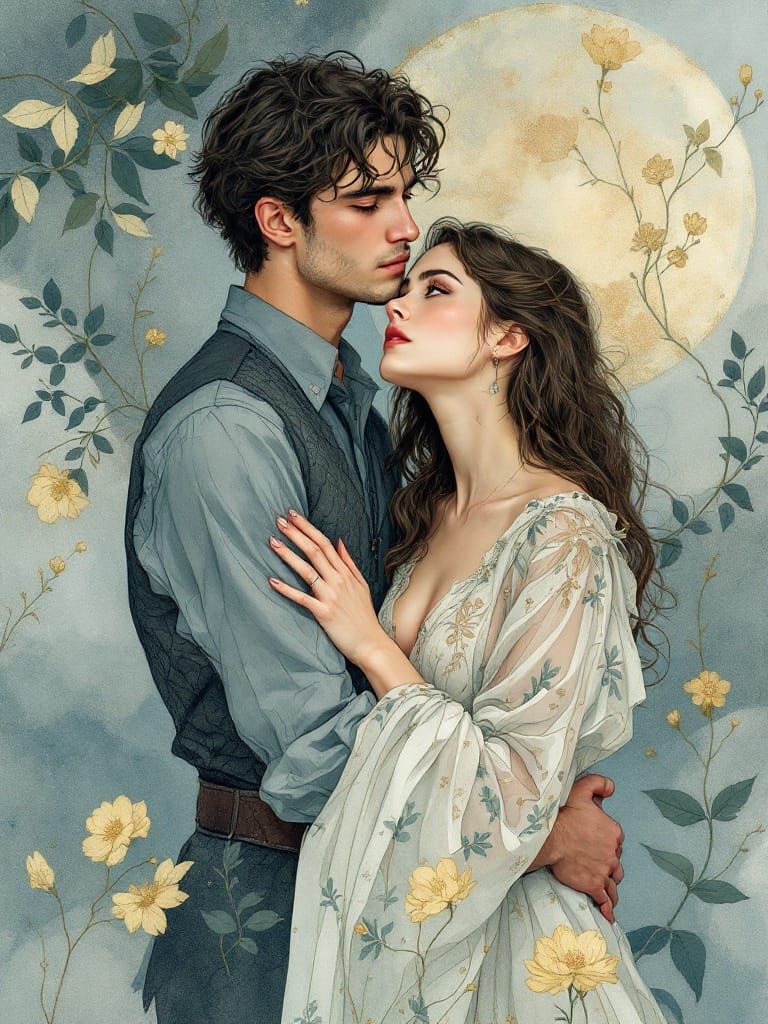 Ethereal Embrace in Whispers of Nature