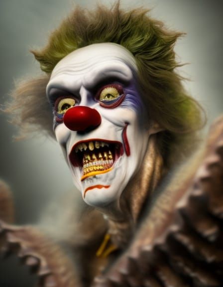 Sinister Hobo-Clown Death Metal Album Cover