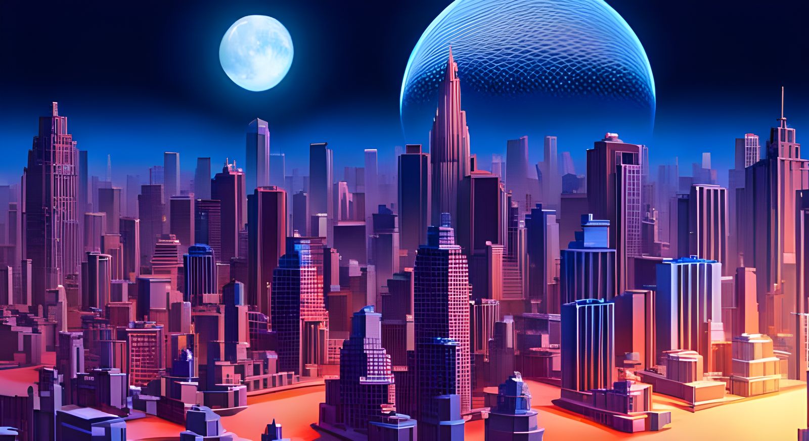 “Pixel Metropolises - Tycho Canyon”
