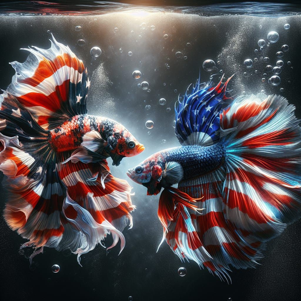 Betta Fish Face-Off: USA vs Korea