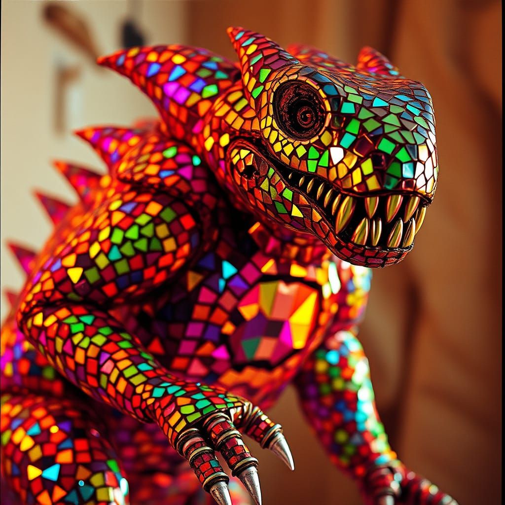 Cinematic Mosaic Monster