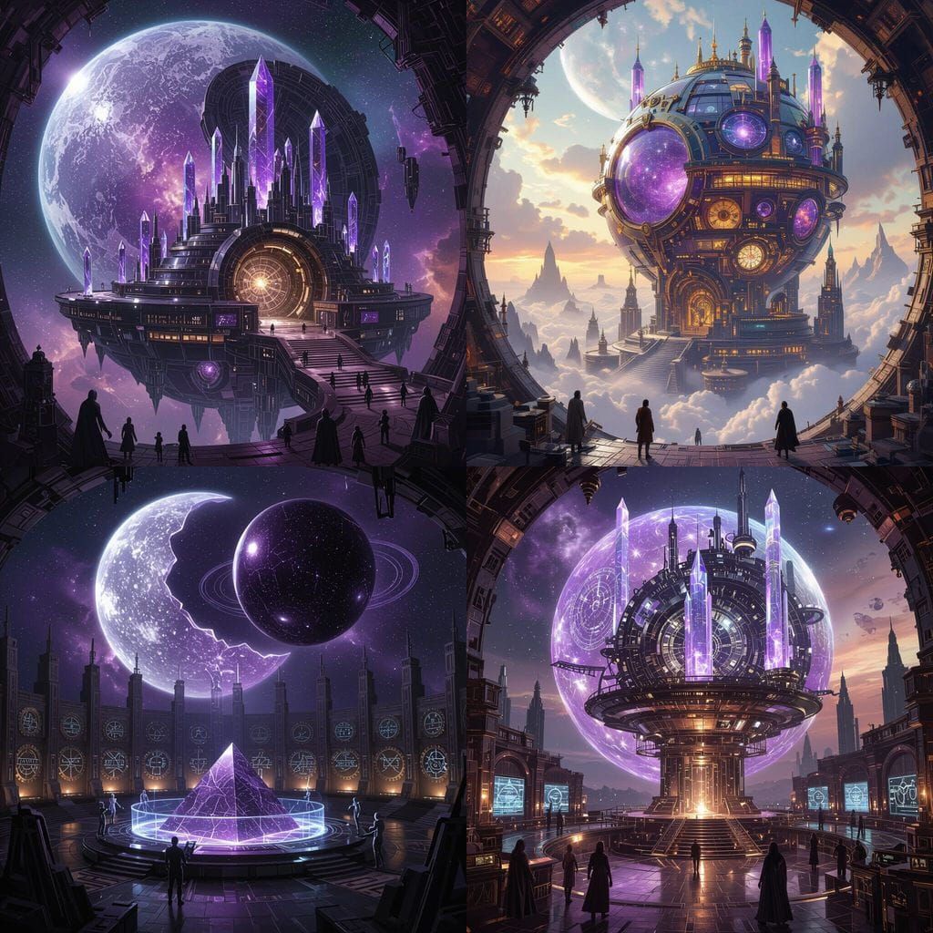 Supervillain Hideout: Chronos-Nexus Celestial Foundry Moon