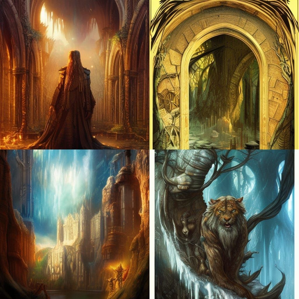 Aslan of Narnia: Hyperdetailed Concept Art