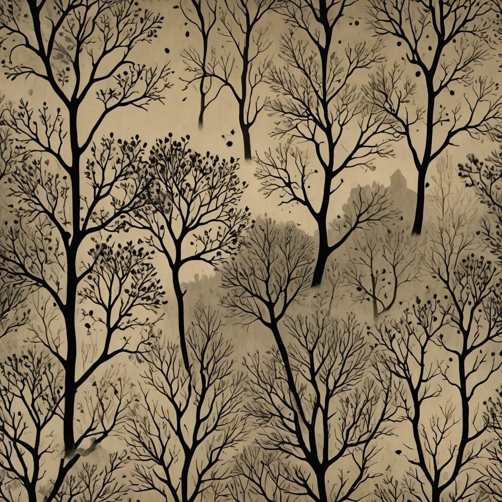 Film Noir Meets Hudson River School Folk Art
