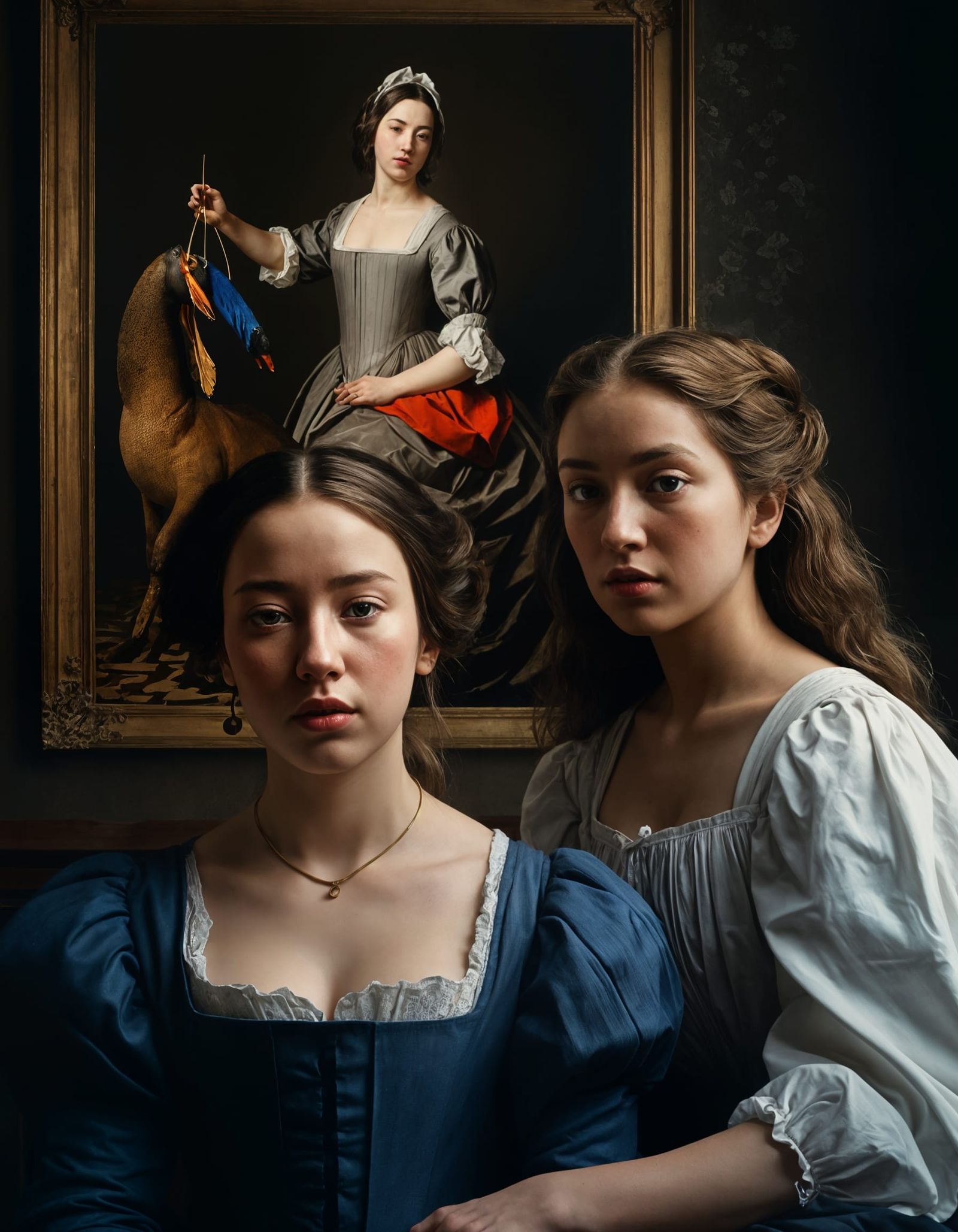 Abstract 17th Century Life in Matte Painting Style