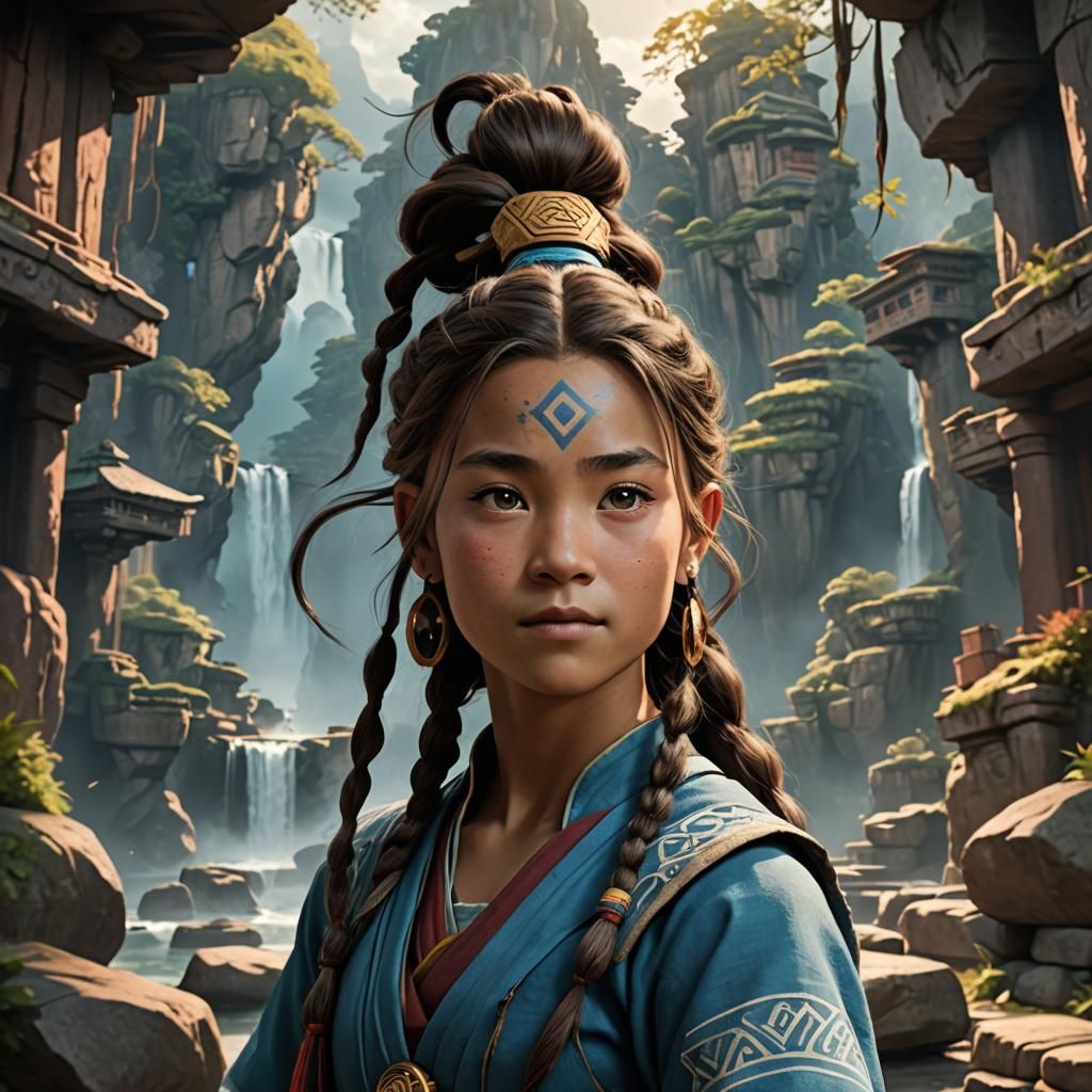 Katara Portrait from Avatar: The Last Airbender