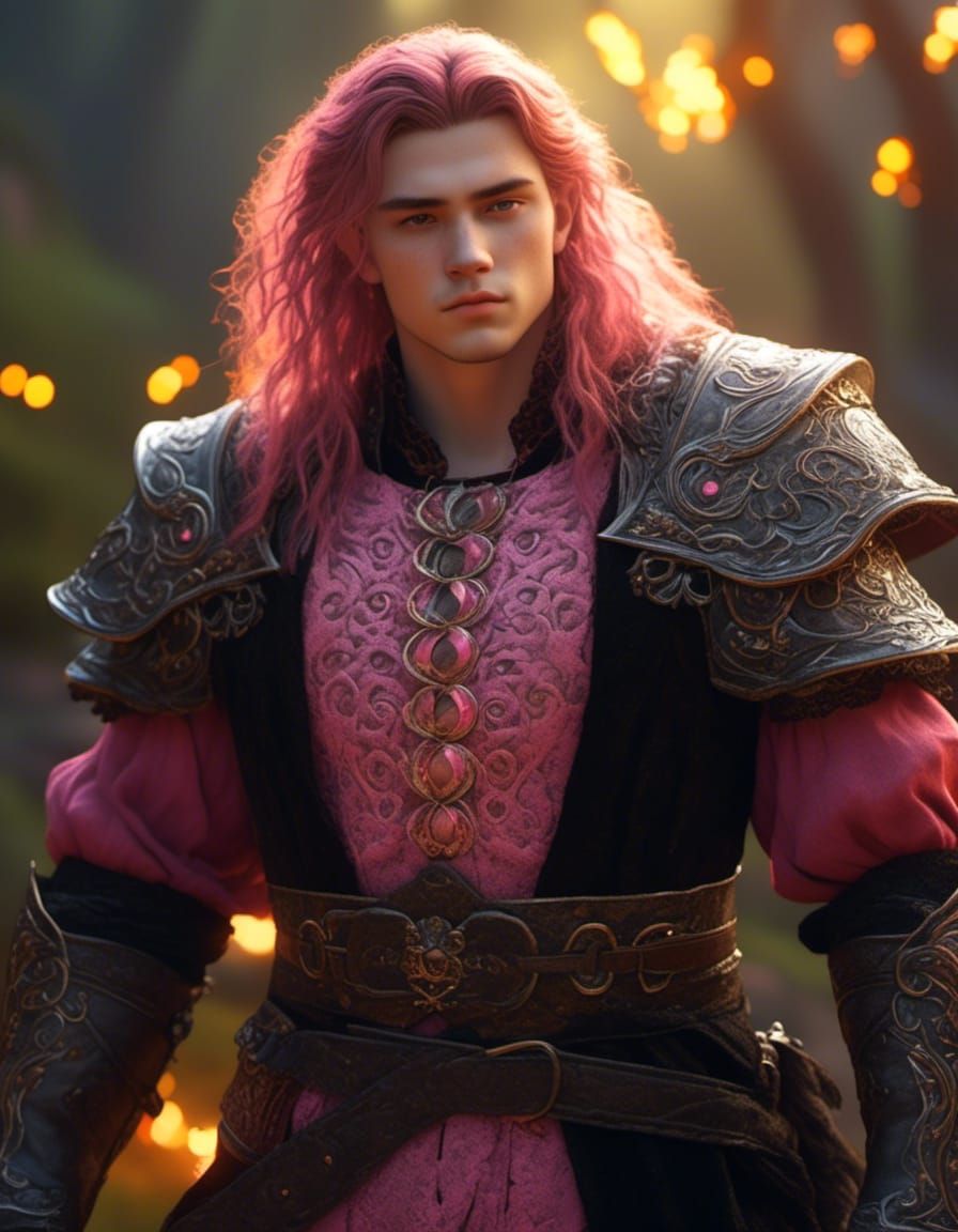 Freckled Warrior Portrait at Sunrise in Real Photography Sty...