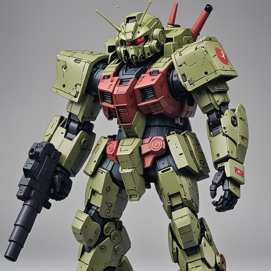 Randy Themed Zaku Mobile Suit from Gundam