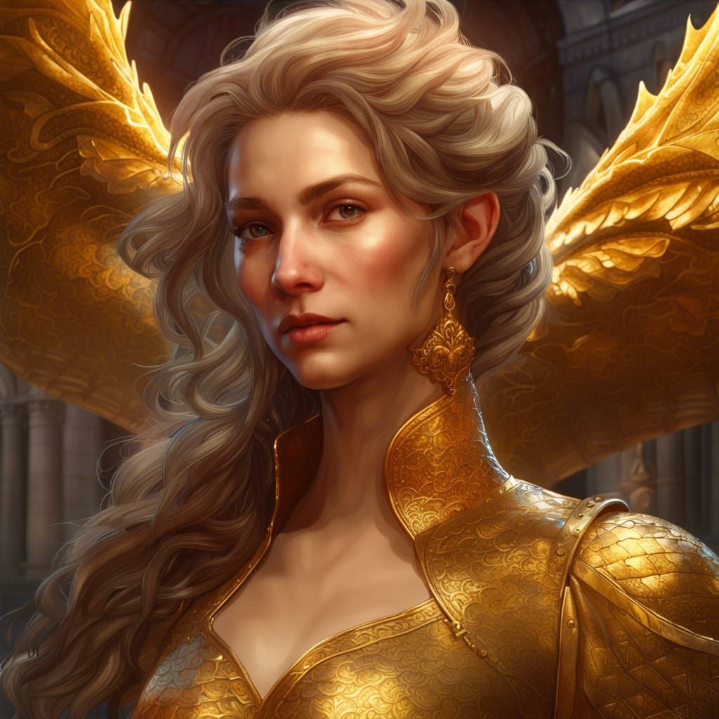 Golden Dragon Over Istanbul: Hyperdetailed Concept Art