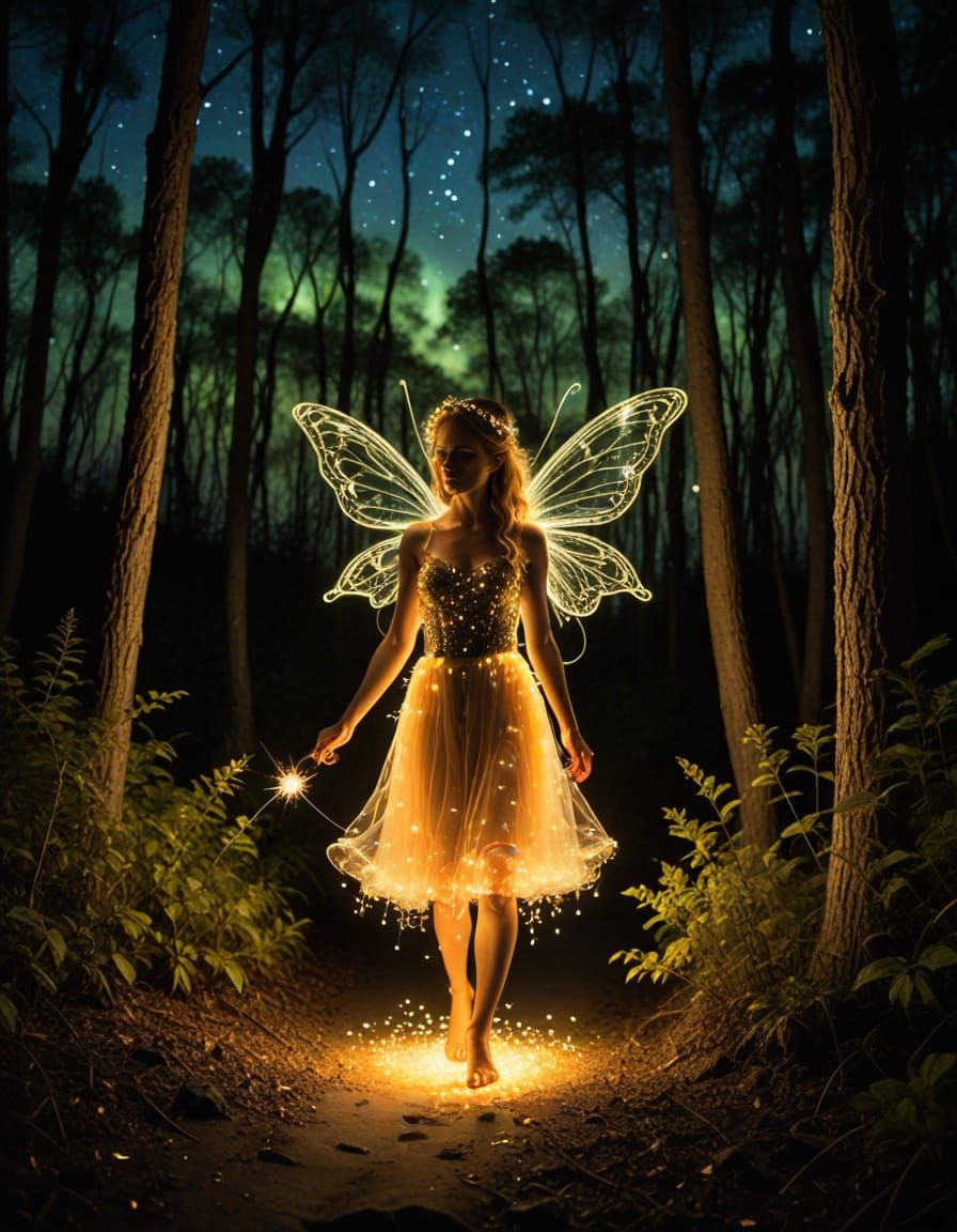 Fairy Dust Trail Light Painting