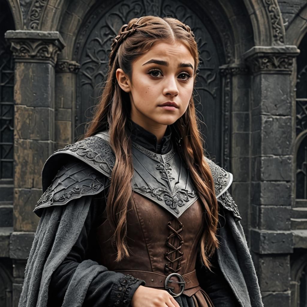 Celebrity Transformation: Ariana Grande as Arya Stark