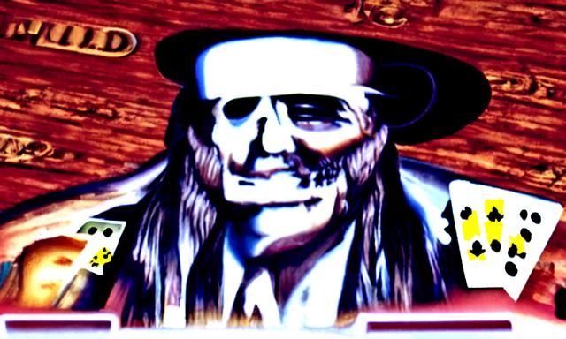 AA88J the dead man head, poker cash game saloon, wild Bill