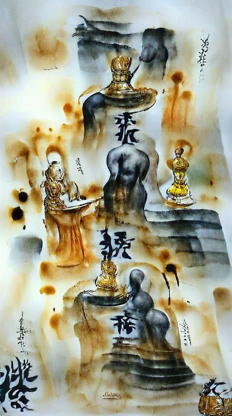 The Oil Bath Ritual (浴油供, Yokuyu-ku)