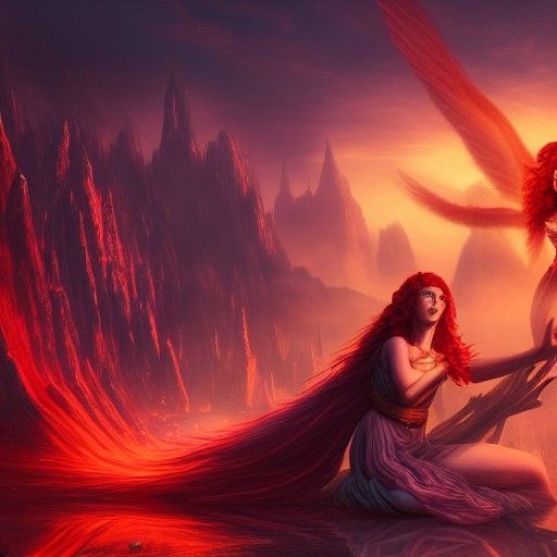 Goddess Gaia Battles Dark Lord with Solar Beams