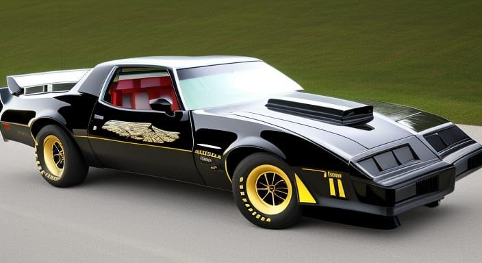 Black 1980 Pontiac Trans Am Photograph