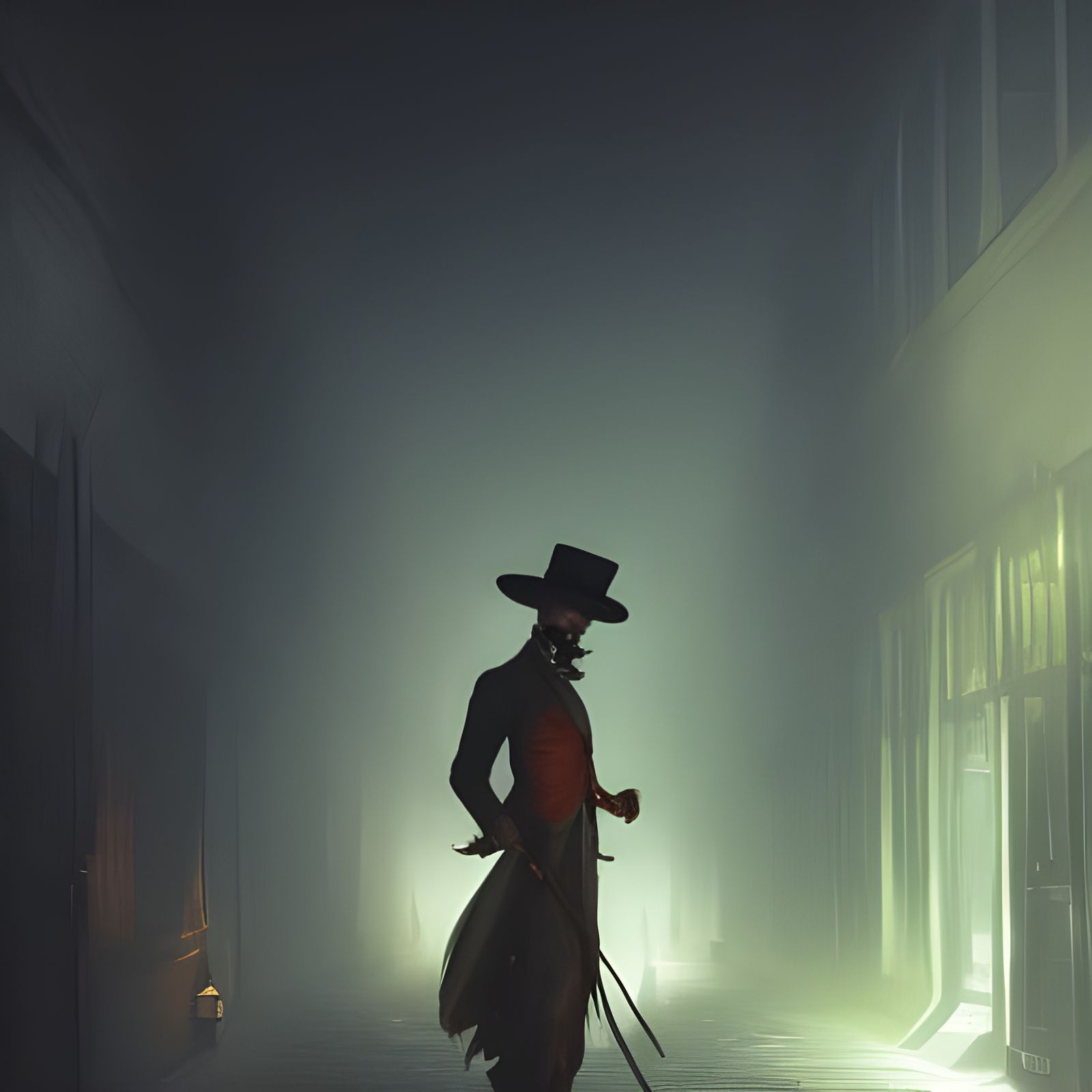 Jack the Ripper Dark Fantasy Concept Art