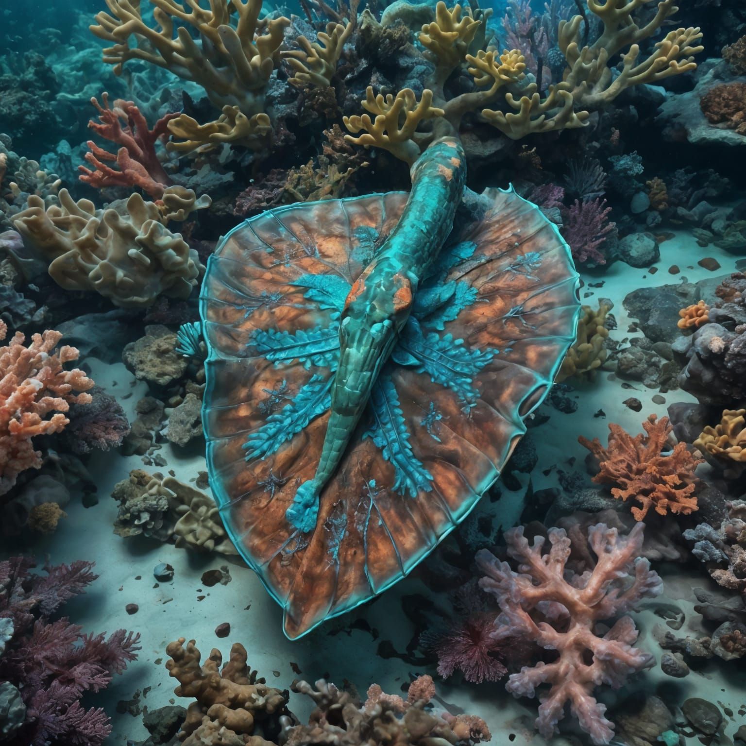 Cobra Sea Serpent Unveils Hidden Coral Reef