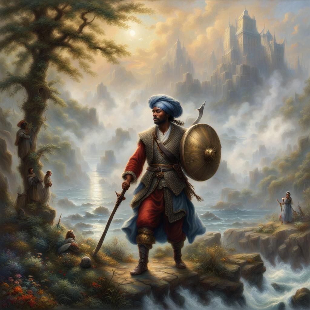 Black Moors Clash with Columbus in Ethereal Fantasy