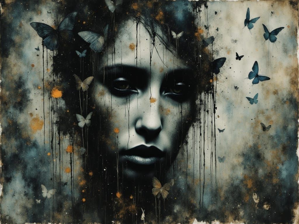 Grief Embodied: Surreal Watercolor & Ink Art