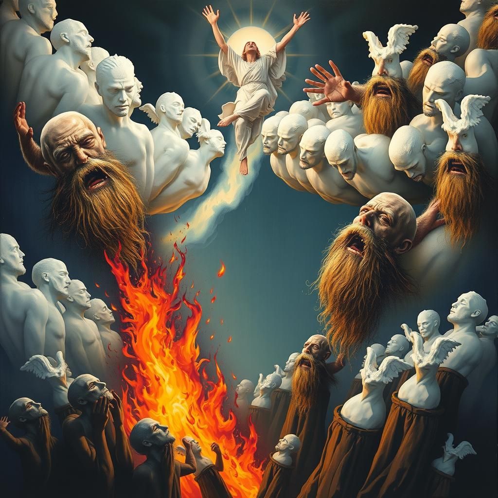 Bearded Gods Fall: Heavy Metal Album Art