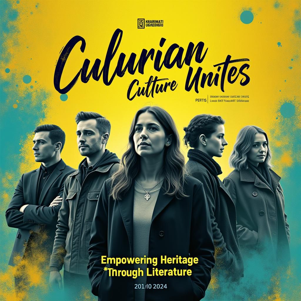 Ukrainian Culture Conference Poster in 3D Style