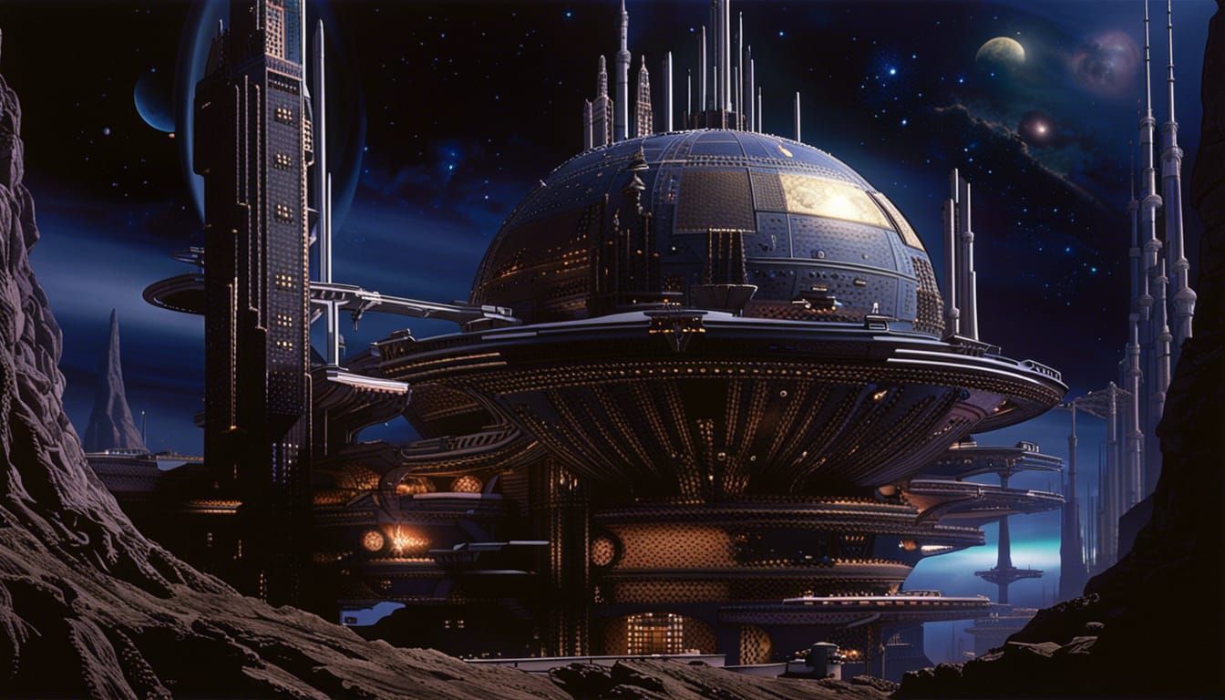 Zathras and the Great Machine: Digital Matte Painting