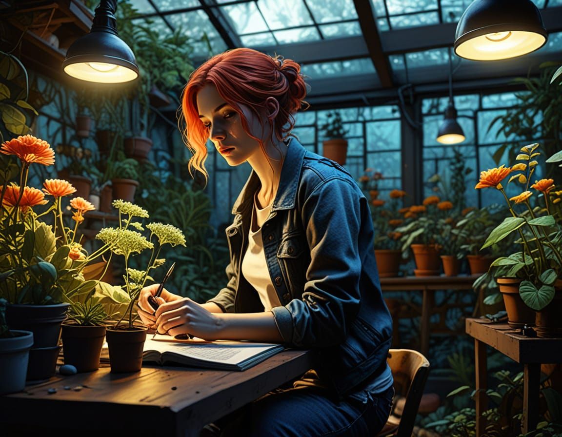 Punk Rock Botanist Cultivating Strange Plants