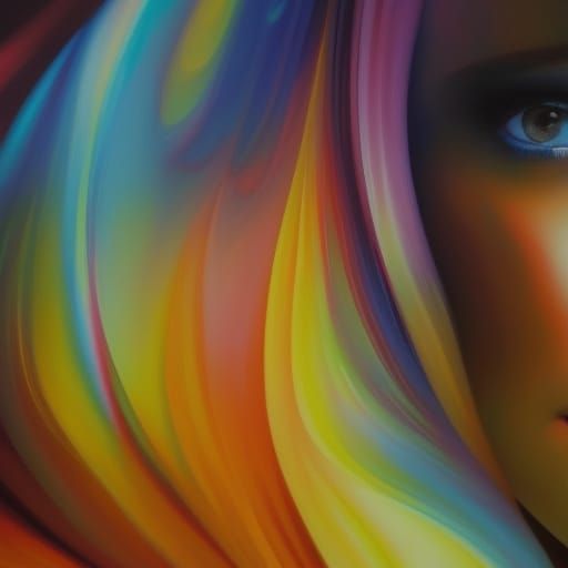 Astronaut Portrait in Expressionist Neo-Impressionism