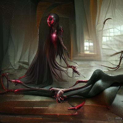 Sinister Daughter of Shadows Artwork