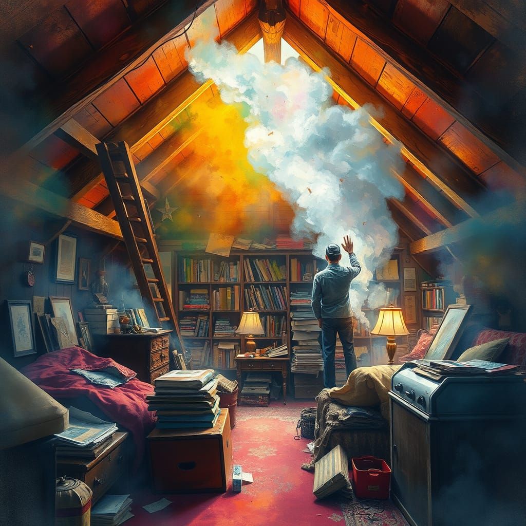 Forgotten Treasures Rise from the Attic in Vibrant Watercolo...