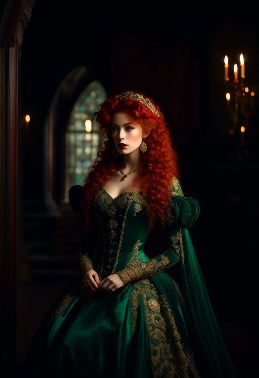 Bride of Dracula in Victorian Style