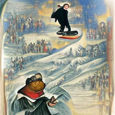 Martin Luther Shreds: Snowboarding Art