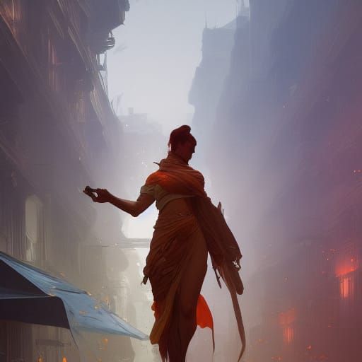 Dramatic Misunderstanding, Art Nouveau Concept Art