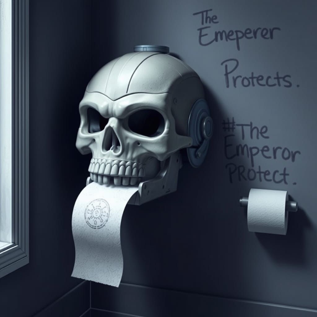 Warhammer 40K Servoskull Toilet Paper Dispenser