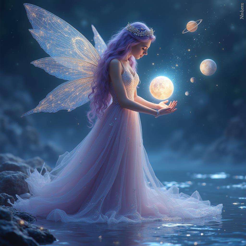 Ethereal Fairy Goddess of the Cosmic Realm