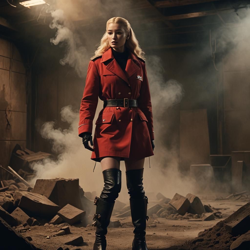 Iggy Azalea as Red Army Commander: Cinematic Film Still