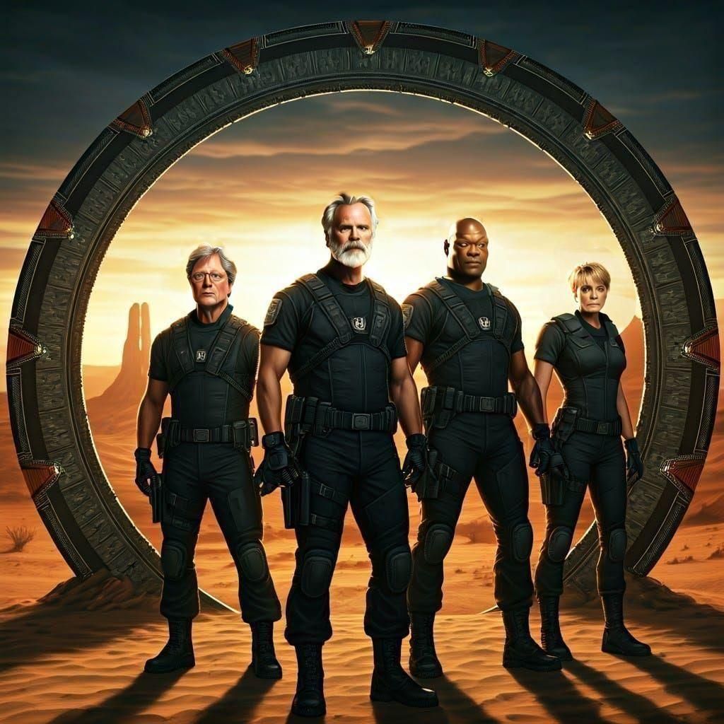 Photorealistic Portrait of Daniel Jackson