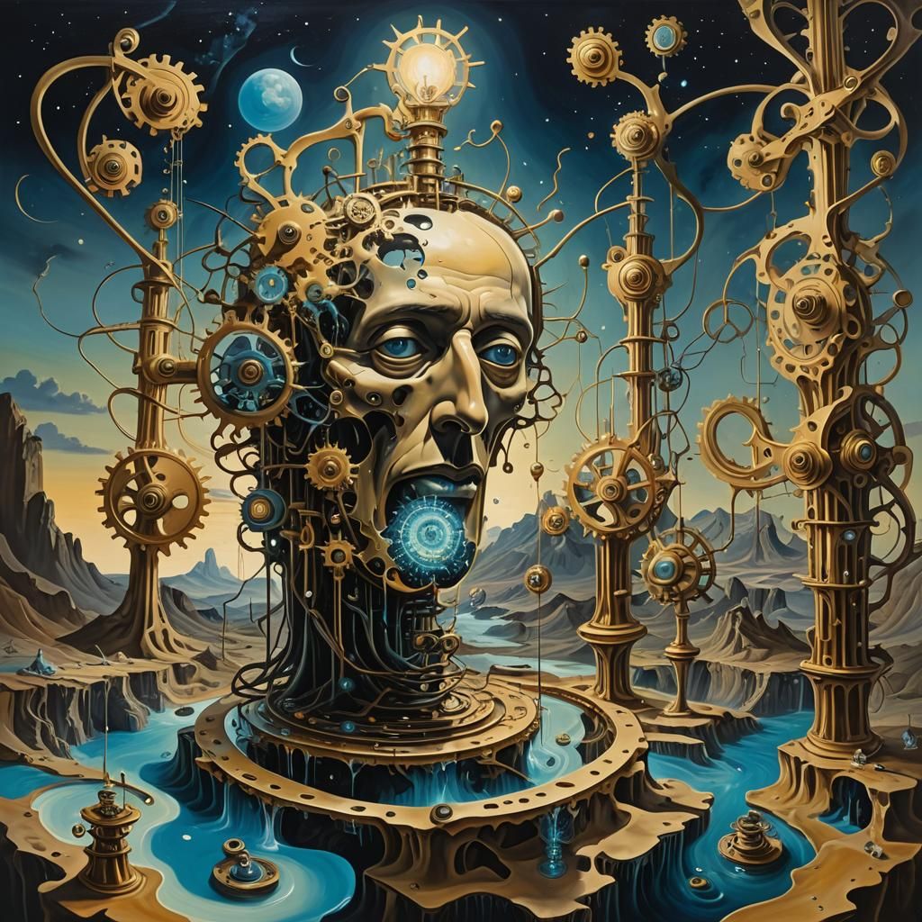 Surreal Mind Stream with Cosmic Lighting