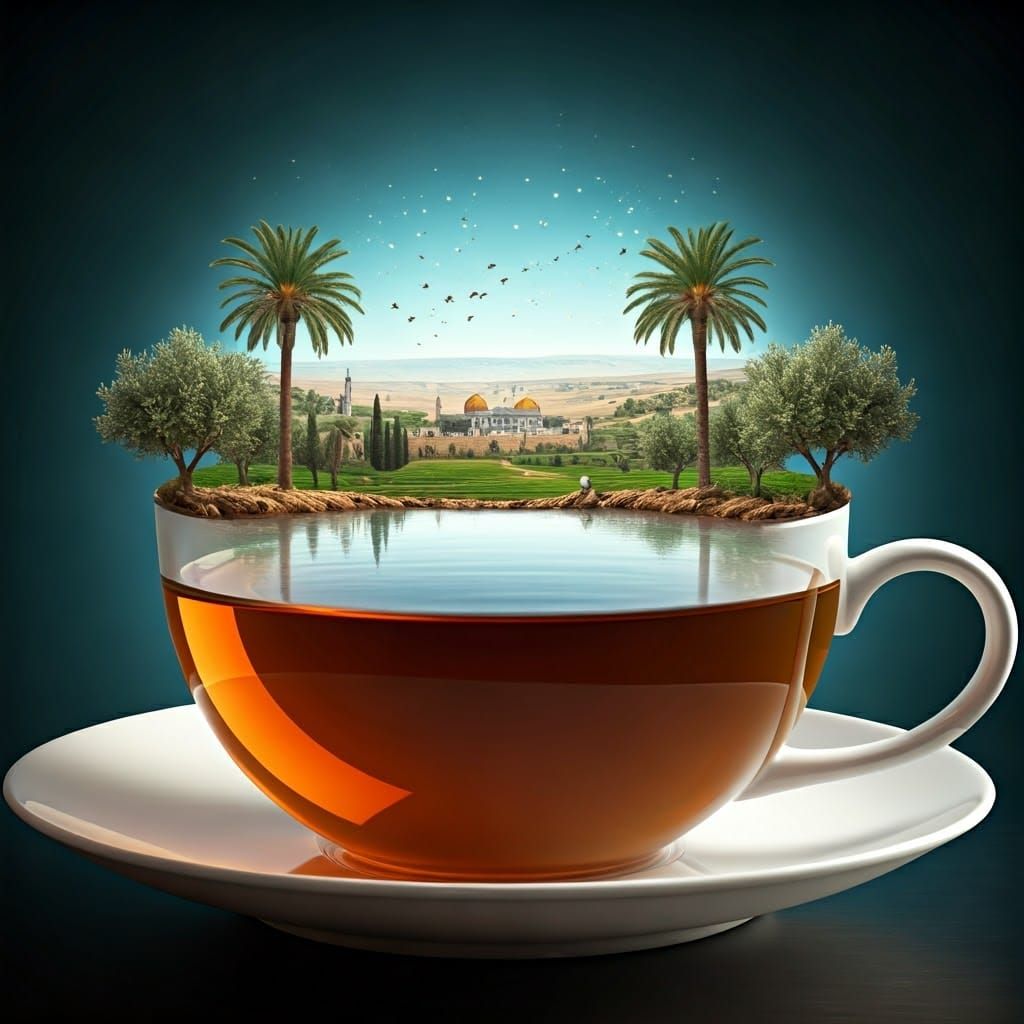 Enchanted Miniature Palestine Teacup