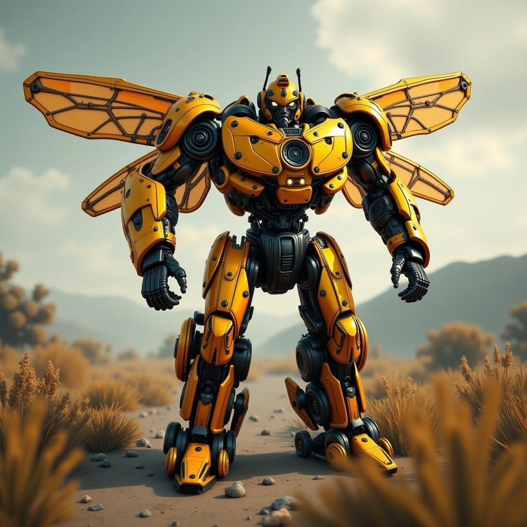 <lora:Contemporary SP v2:1.0> Bumble Bee Transformers are sw...