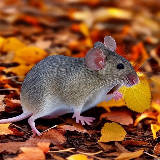 Autumn Mouse Image