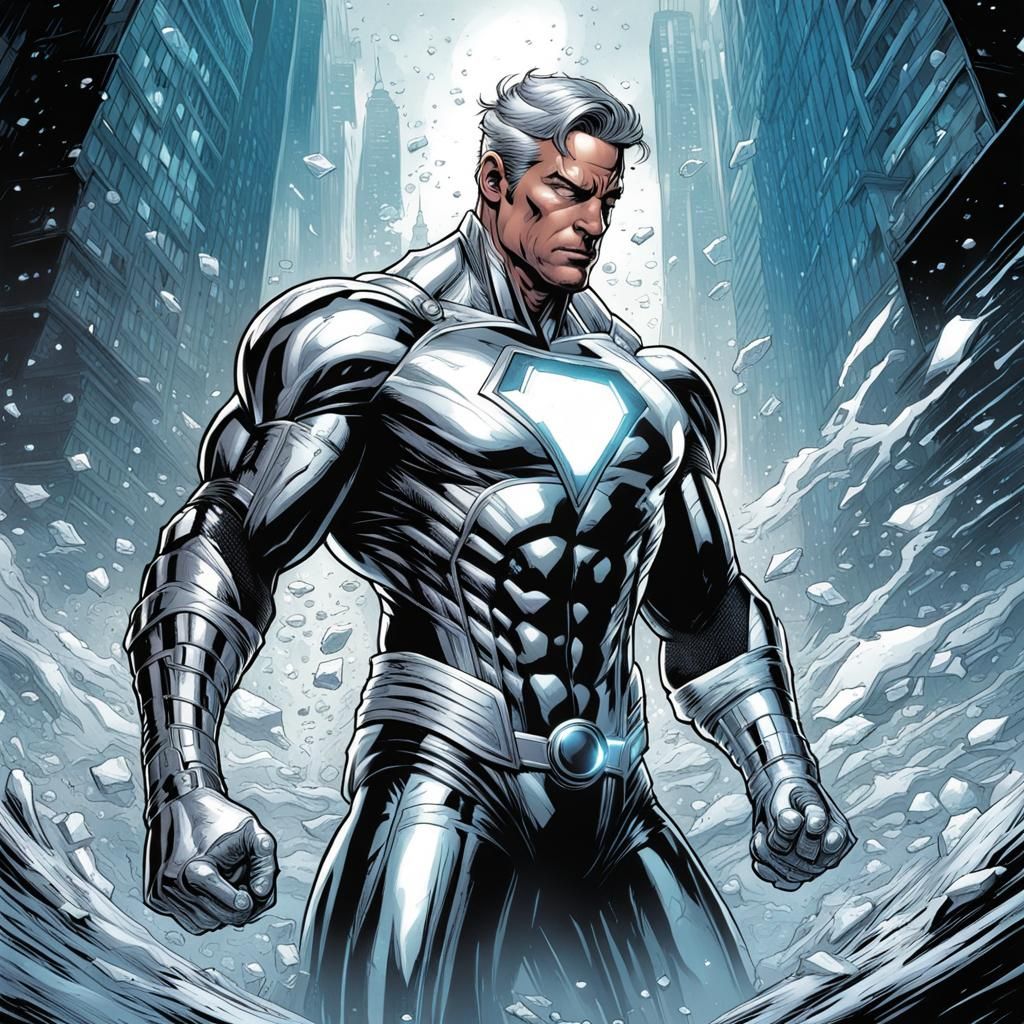 Liquid Silver Man: Comic Book Art