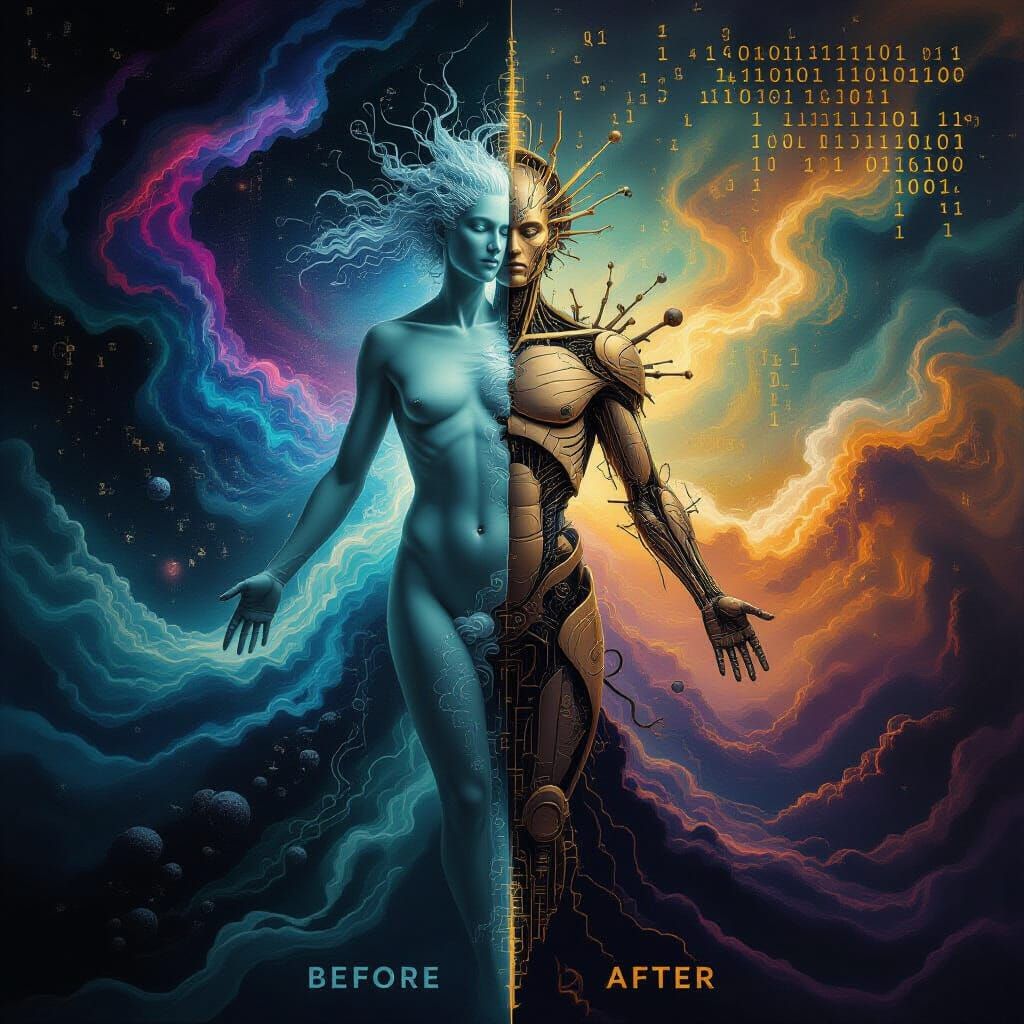 Surreal Figure Transforms in Cosmic Binary Style