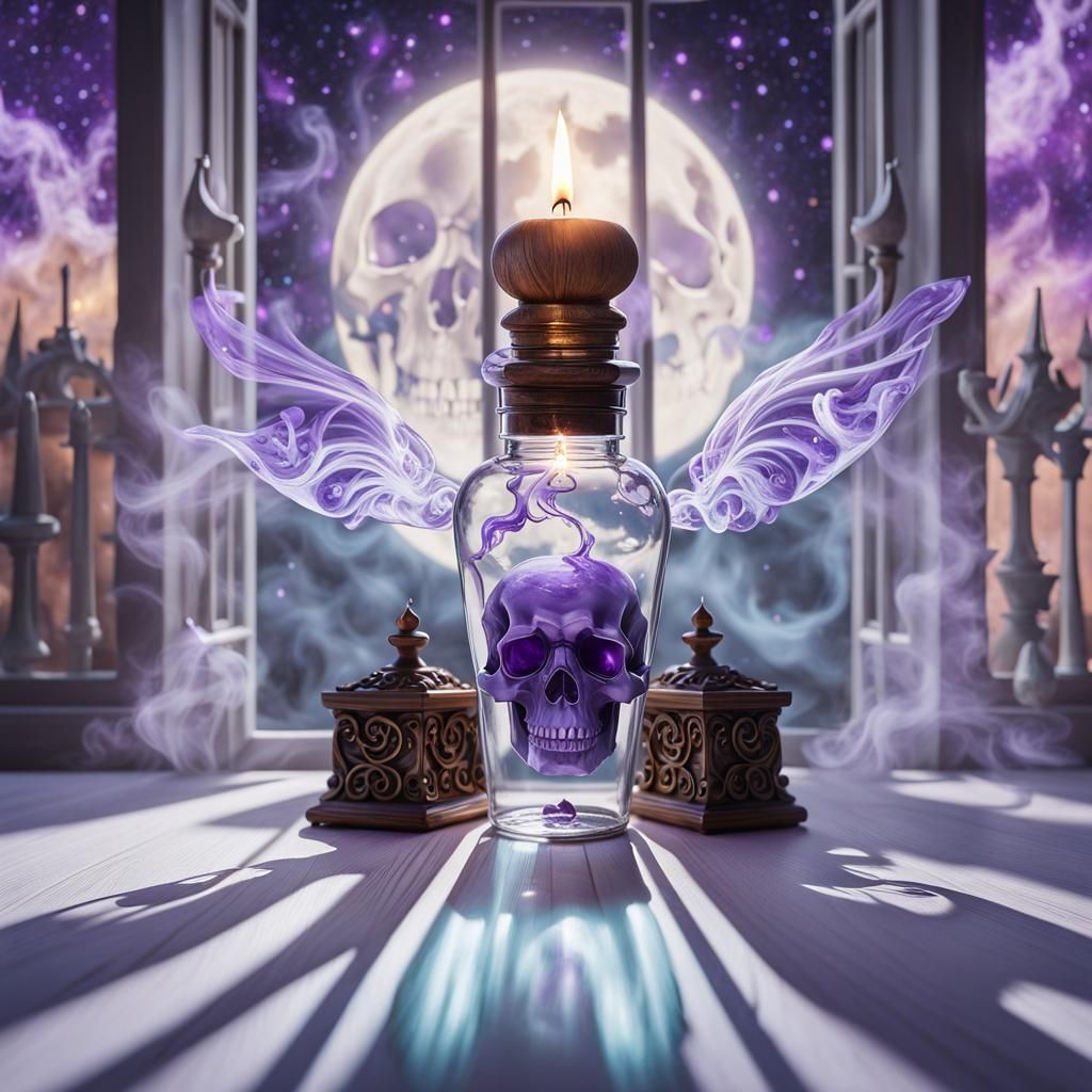 Potion in a bottle