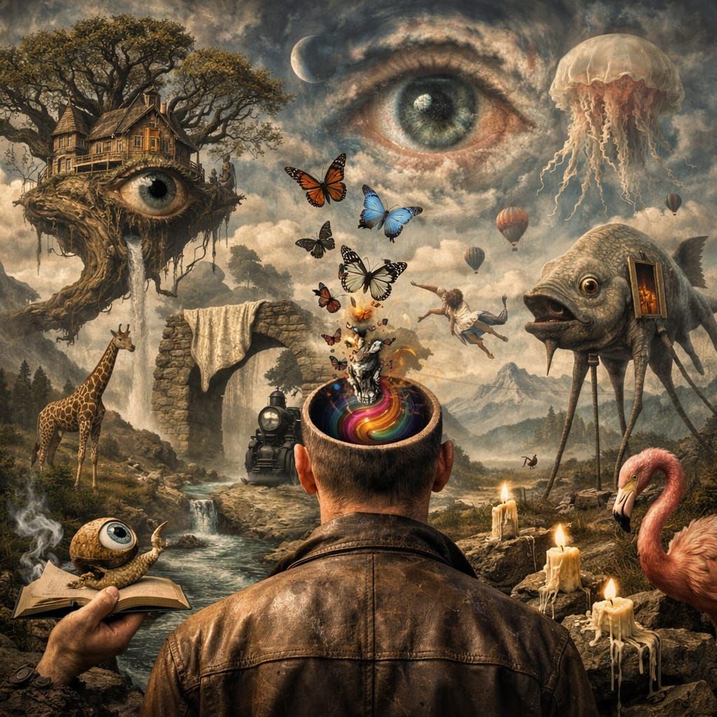 Surreal Hallucinations and Magical Illusions in Realistic Ph...