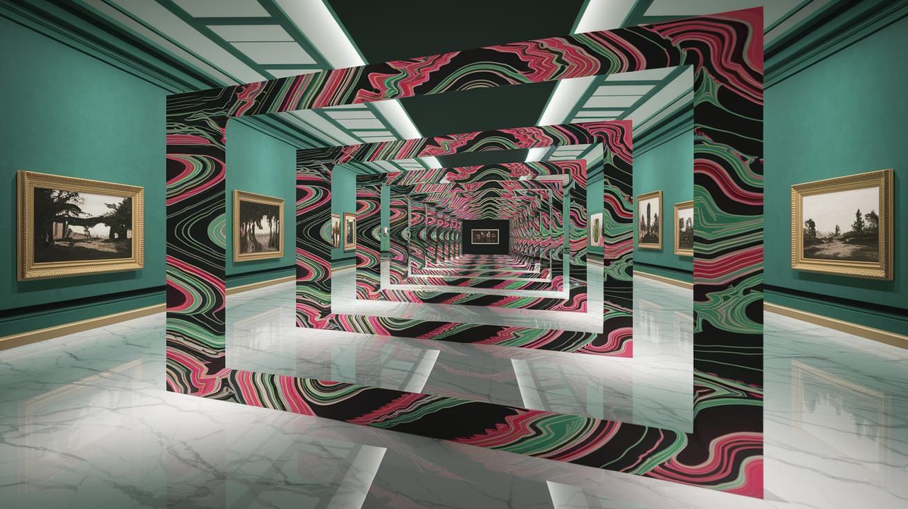 Surreal 3D Gallery Where Paintings Come to Life