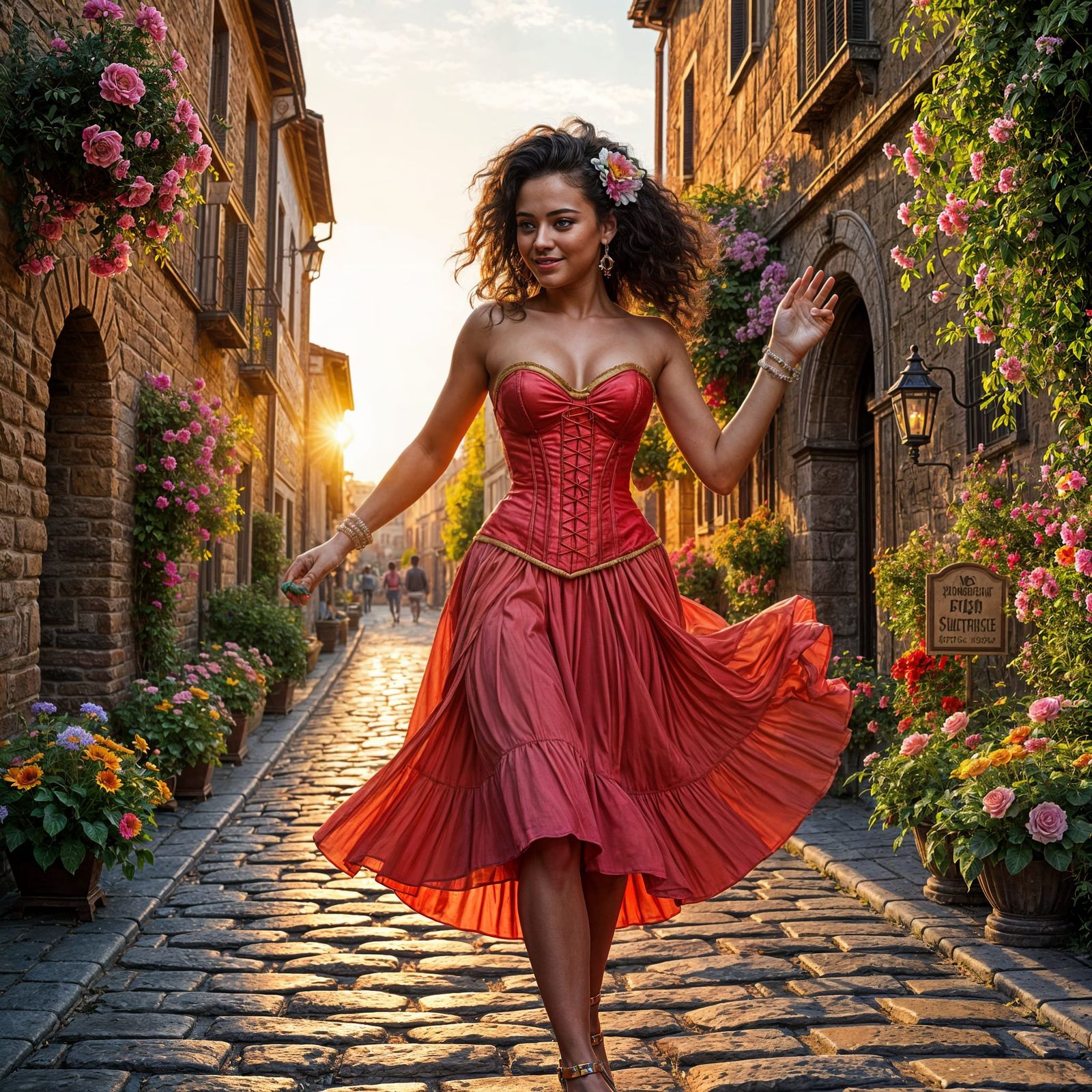 Medieval Beauty in Whimsical Dance